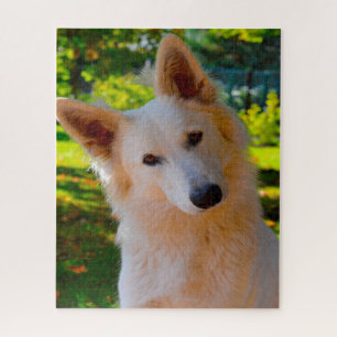 Weisser Schweizer Schäferhund Jigsaws.