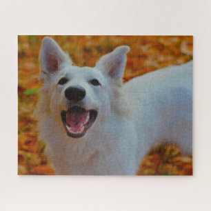 Weisser Schweizer Schäferhund Jigsaws.