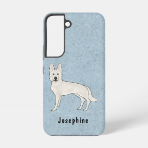 Weisser Schweizer Schäferhund Weißer GSD Süßer Hun Samsung Galaxy Hülle