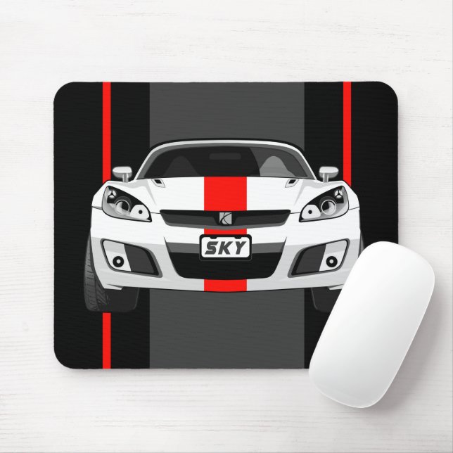 WEISSER SKY MOUSEPAD (Mit Mouse)
