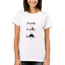 Weißer Speerfisch - blauer Speerfisch -
