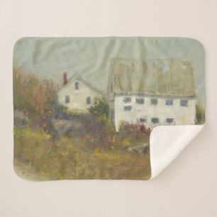 Weißer Stall Sherpadecke