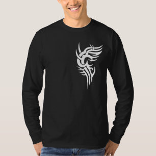 Weißer Stammes- 2 Stück Kasten-Entwurf 4 T-Shirt