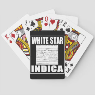 WEIßER STERN INDICA SPIELKARTEN