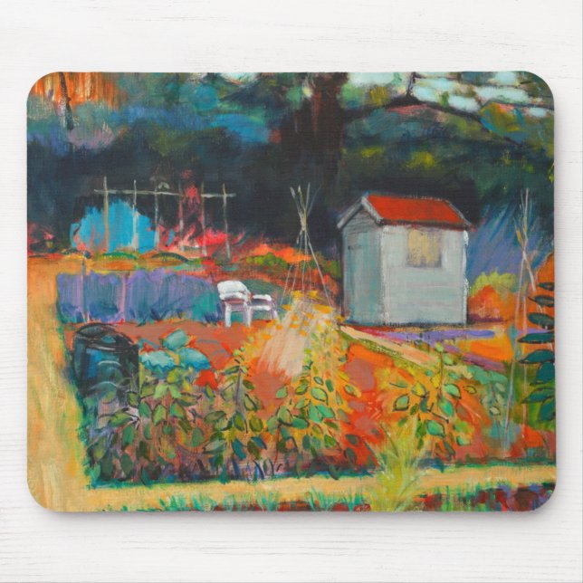 Weißer Stuhl Mousepad (Vorne)