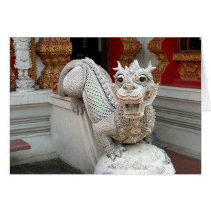 Weißer Tempel-Drache