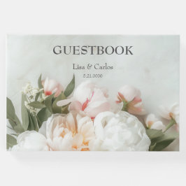 Weißer Teppich mit Spitzen Gästebuch