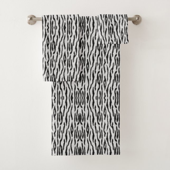 Weißer Tiger Badhandtuch Set (Insitu)