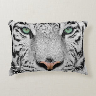 Weißer Tiger Dekokissen