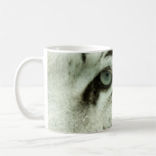 WEISSER TIGER-GESICHT KAFFEETASSE