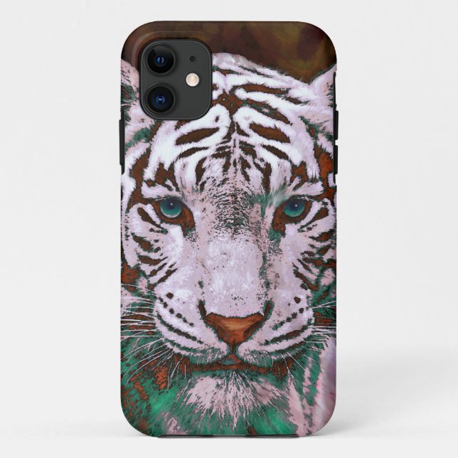 weißer Tiger iphone 5 Kasten Case-Mate iPhone Hülle (Rückseite)