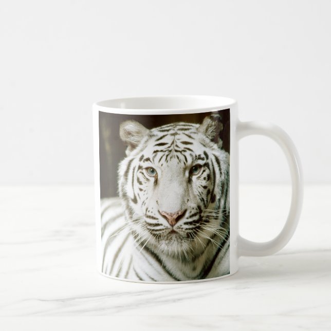 Weißer Tiger Kaffeetasse (Rechts)