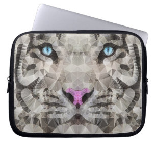 weißer Tiger Laptopschutzhülle