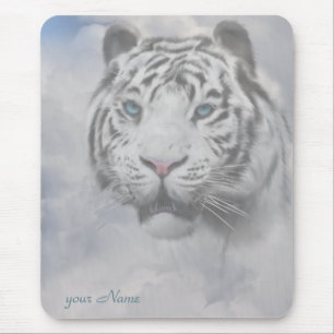 Weißer Tiger-Mousepad Mousepad