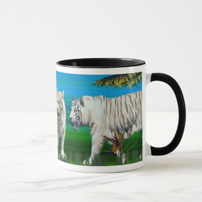 Weißer Tiger Mug03 Tasse (Rechts)
