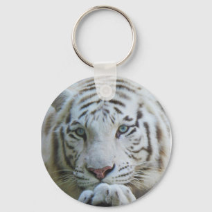 Weißer Tiger Schlüsselanhänger