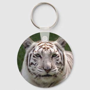 Weißer Tiger-Schlüsselanhänger Schlüsselanhänger