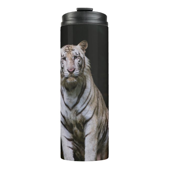 WEIßER TIGER THERMOSBECHER (Vorderseite)