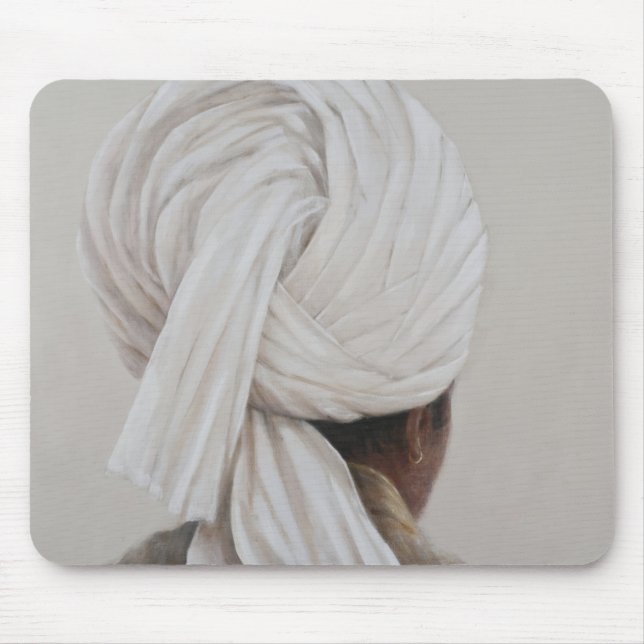 Weißer Turban 2014 Mousepad (Vorne)