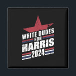 Weißer Typ für Kamala Harris 2024 Magnet<br><div class="desc">Weißer Typ für Kamala Harris 2024</div>