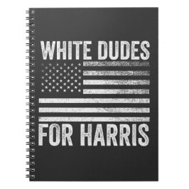 Weißer Typ für Kamala Harris 2024 Notizblock