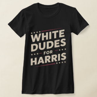 Weißer Typ für Kamala Harris Abstimmung 2024 T-Shirt