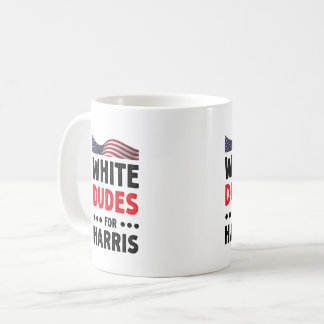 Weißer Typ für Kamala Harris Wahlgeschenk Kaffeetasse