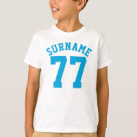 Weißer u. Sport-Jersey-Entwurf der Blau-Kind|