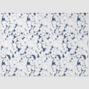 weißer und blauer Hintergrund mit einem Muster Seidenpapier