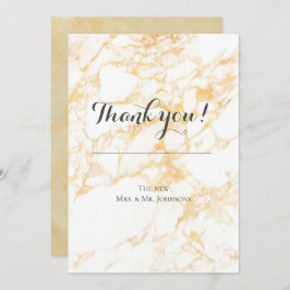 Weißer und Goldmarmor Einladung