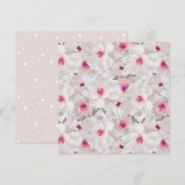 Weißer und rosafarbener Blumen