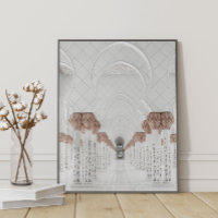 Weißer und Rose Goldene Moschee