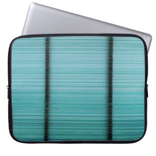 Weißer und schwarzer Metallstab Laptopschutzhülle