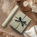Weißer und weißer Streifen Geschenkpapier<br><div class="desc">Weißes und grünes Papier mit horizontalem Streifen</div>