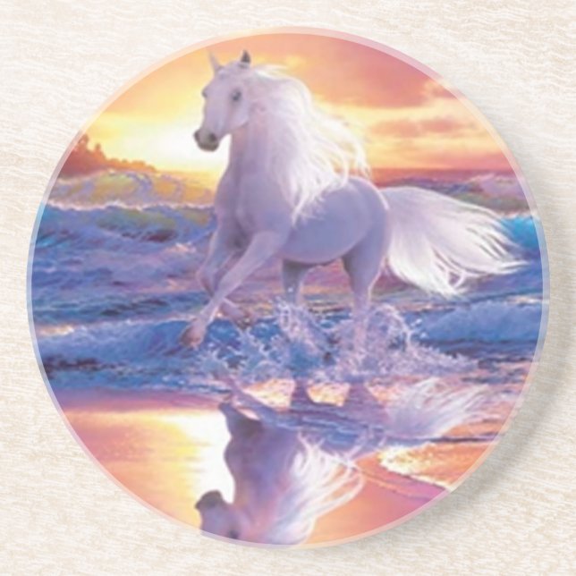 Weißer Untersetzer (Vorne)