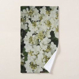 Weißer Viburnum Handtuch