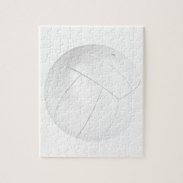 Weißer Volleyballball (Vertikal)