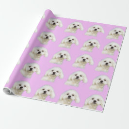 Weißer Welpe #Maltese Geschenkpapier