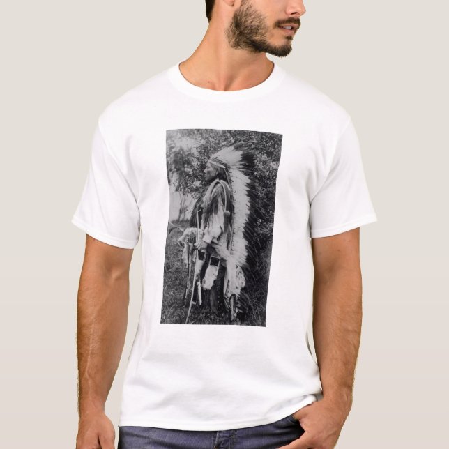 Weißer Wolf, ein Komanche-Leiter, c.1891-98 T-Shirt (Vorderseite)