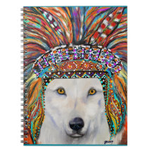 Weißer Wolf Kunst