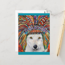 Weißer Wolf Kunst