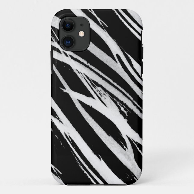 weißer Zebra Case-Mate iPhone Hülle (Rückseite)