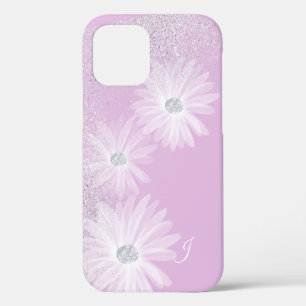 Weißes Band-Blume-Monogramm Case-Mate iPhone Hülle