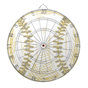 Weißes Baseball mit rotem Stitching Dart Board Dartscheibe