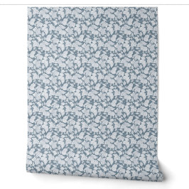 Weißes Berry-Kontur-Wandpapier Tapete