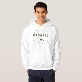 Weißes Bio Hoodie