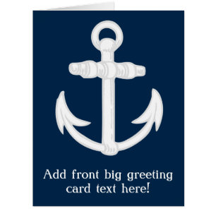 Weißes/blaues Nautikecksymbol