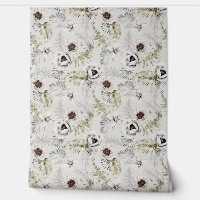 Weißes Blumenblättern Wasserfarbe