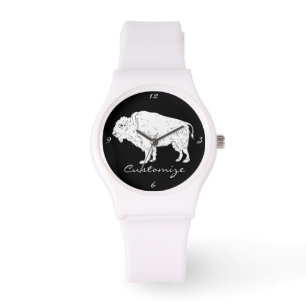 Weißes Buffalo Thunder_Cove Armbanduhr