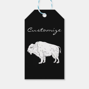 Weißes Buffalo Thunder_Cove Geschenkanhänger